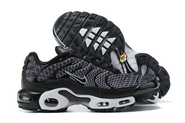 Men's Hot sale Running weapon Air Max TN Shoes Black 0183